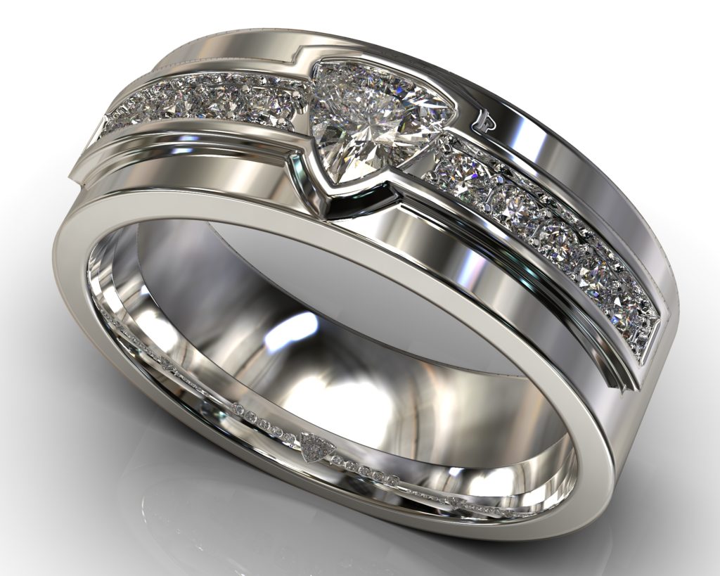 White Gold Dostoevsky Ring