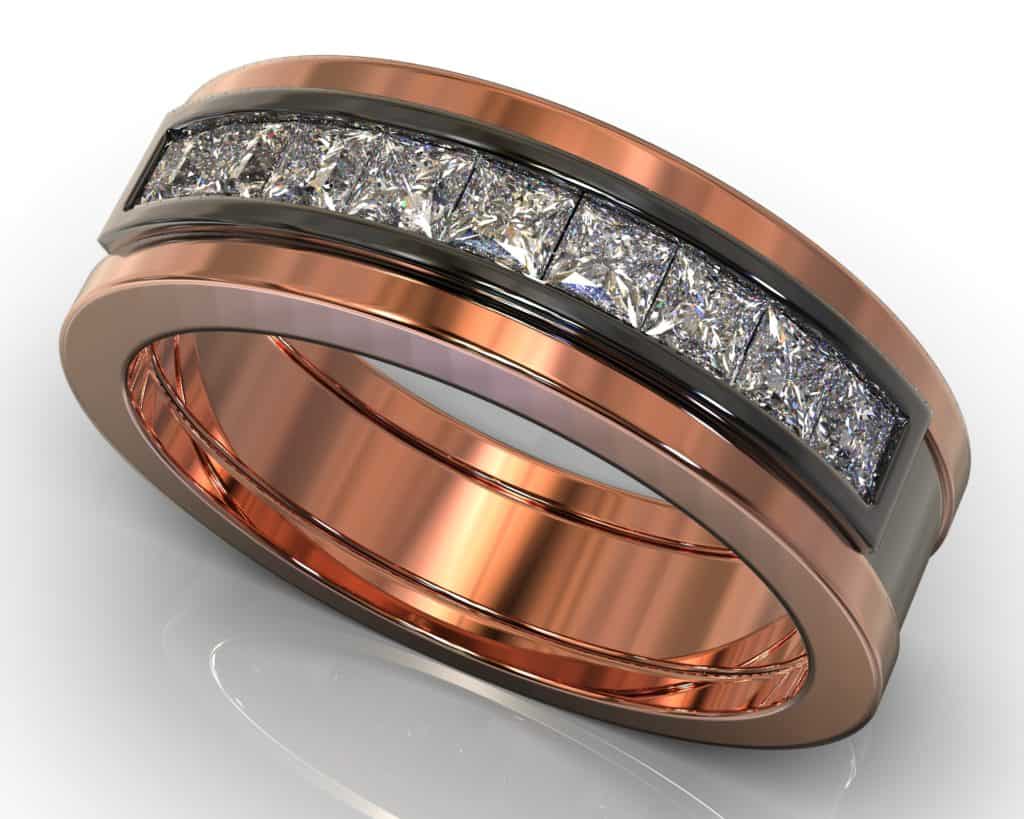 Rose Gold Confucius Ring