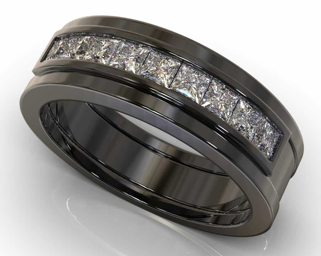 Black Gold Confucius Ring