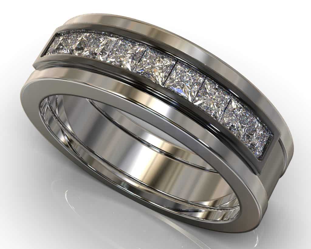 Platinum Confucius Ring