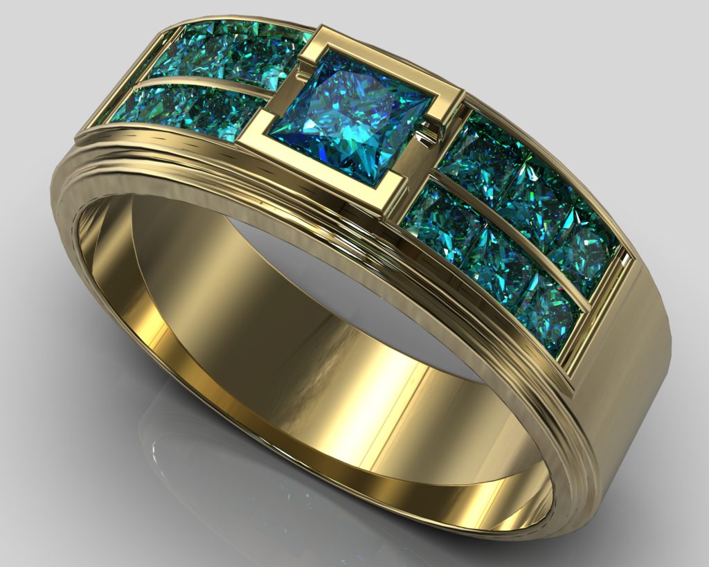 Yellow Gold Nietzsche Ring