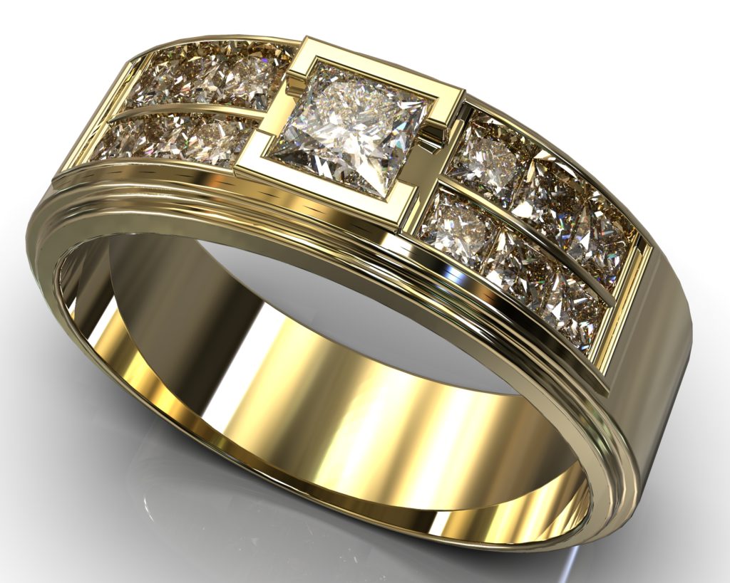 Yellow Gold Nietzsche Ring
