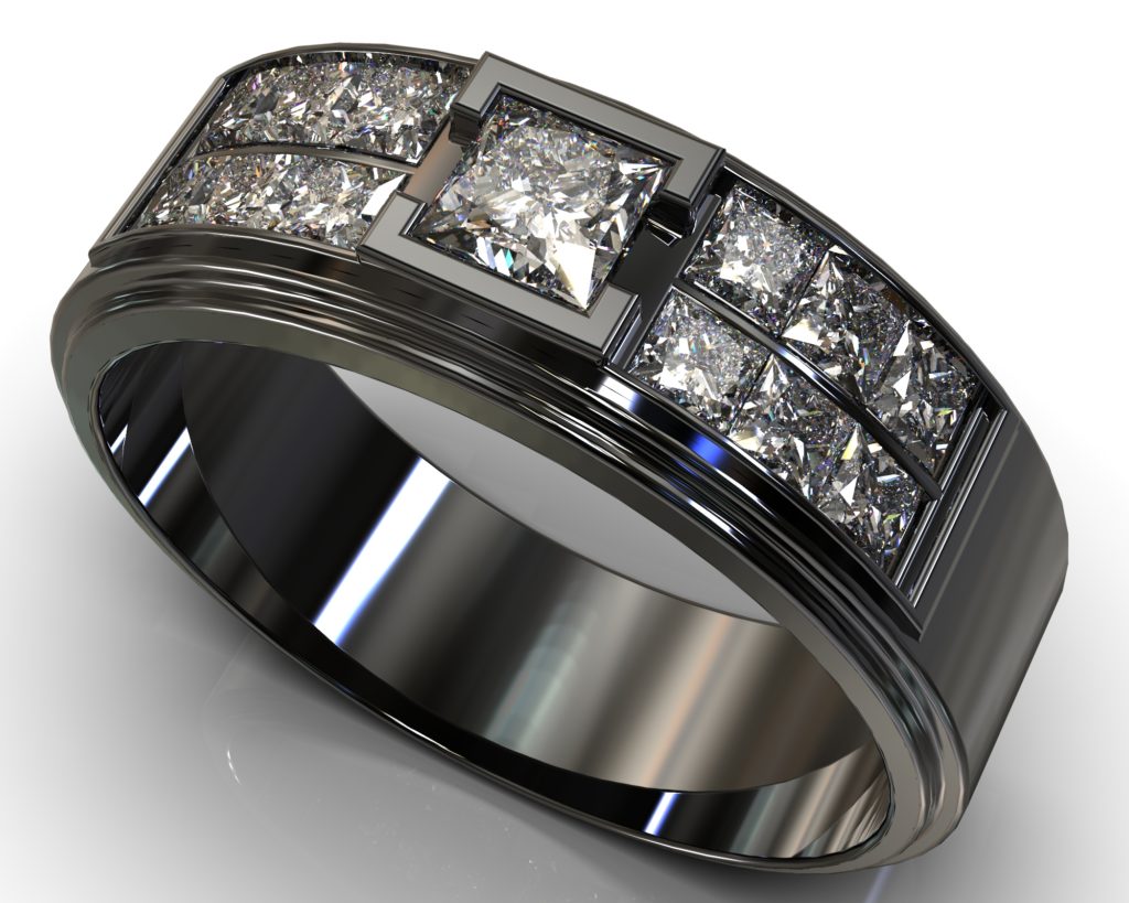 Black Gold Nietzsche Ring