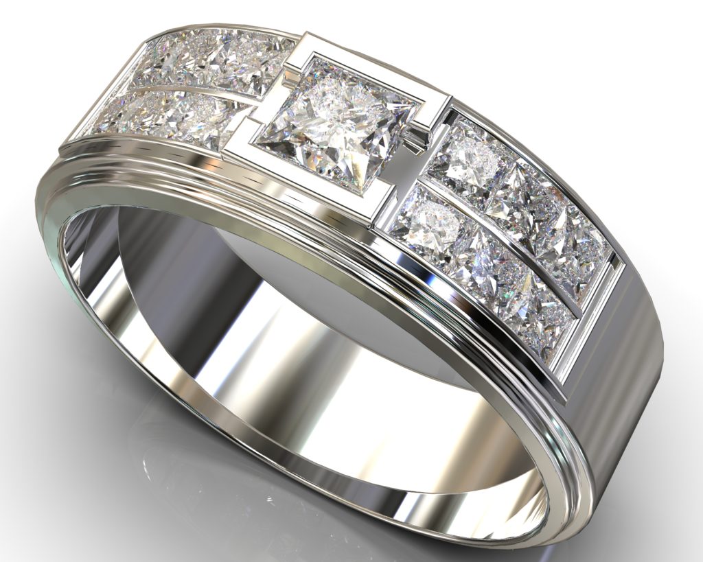 Platinum Nietzsche Ring