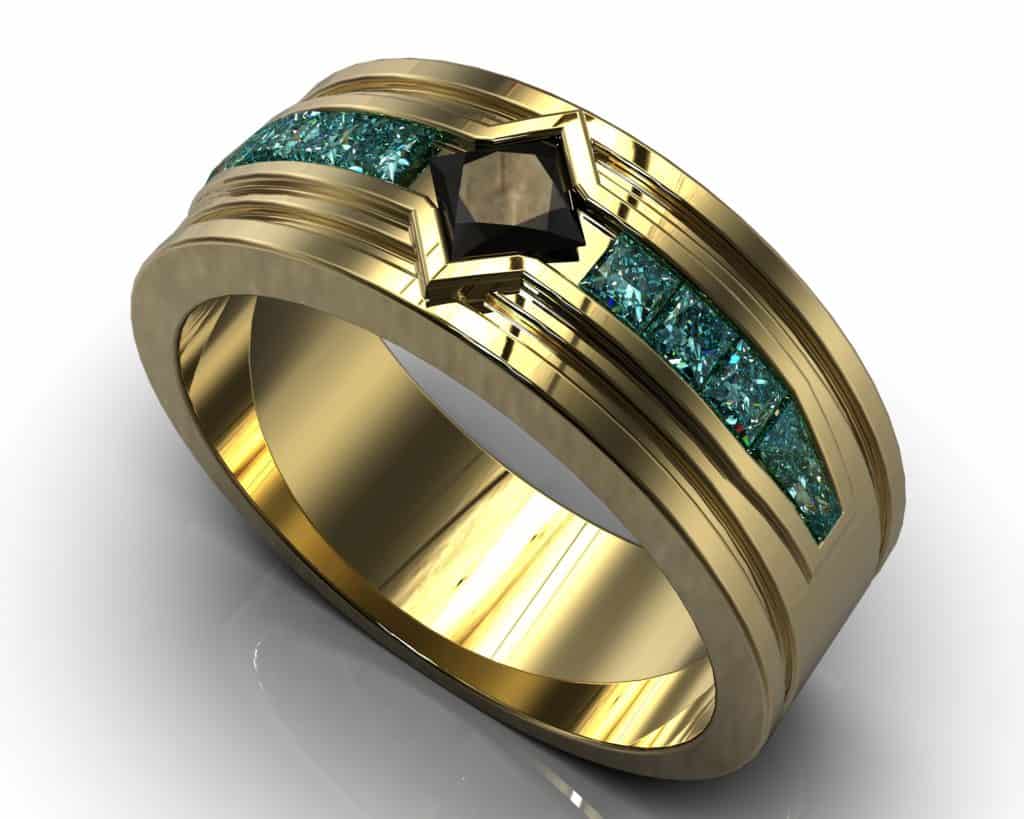 Yellow Gold Rodin Ring