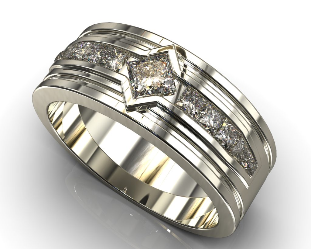 White Gold Rodin Ring