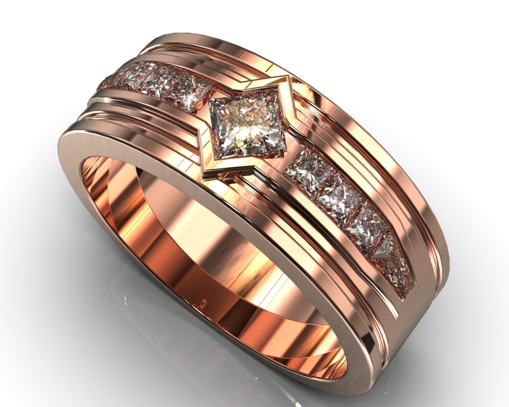Rose Gold Rodin Ring