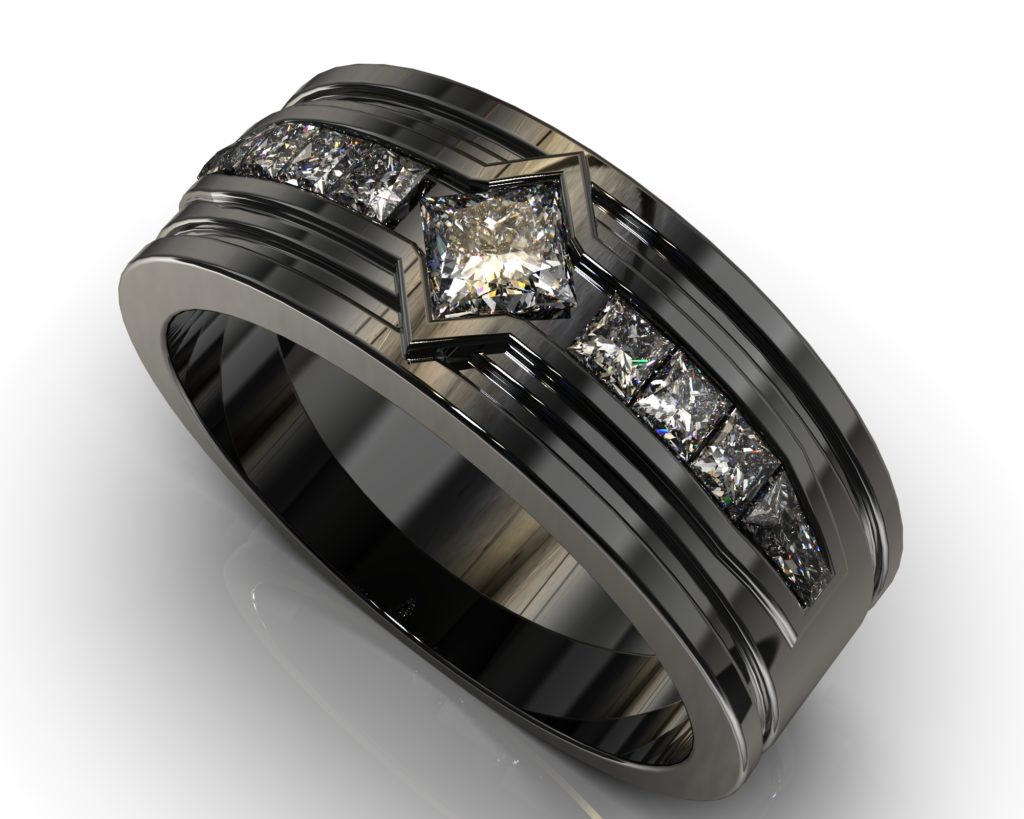 Black Gold Rodin Ring