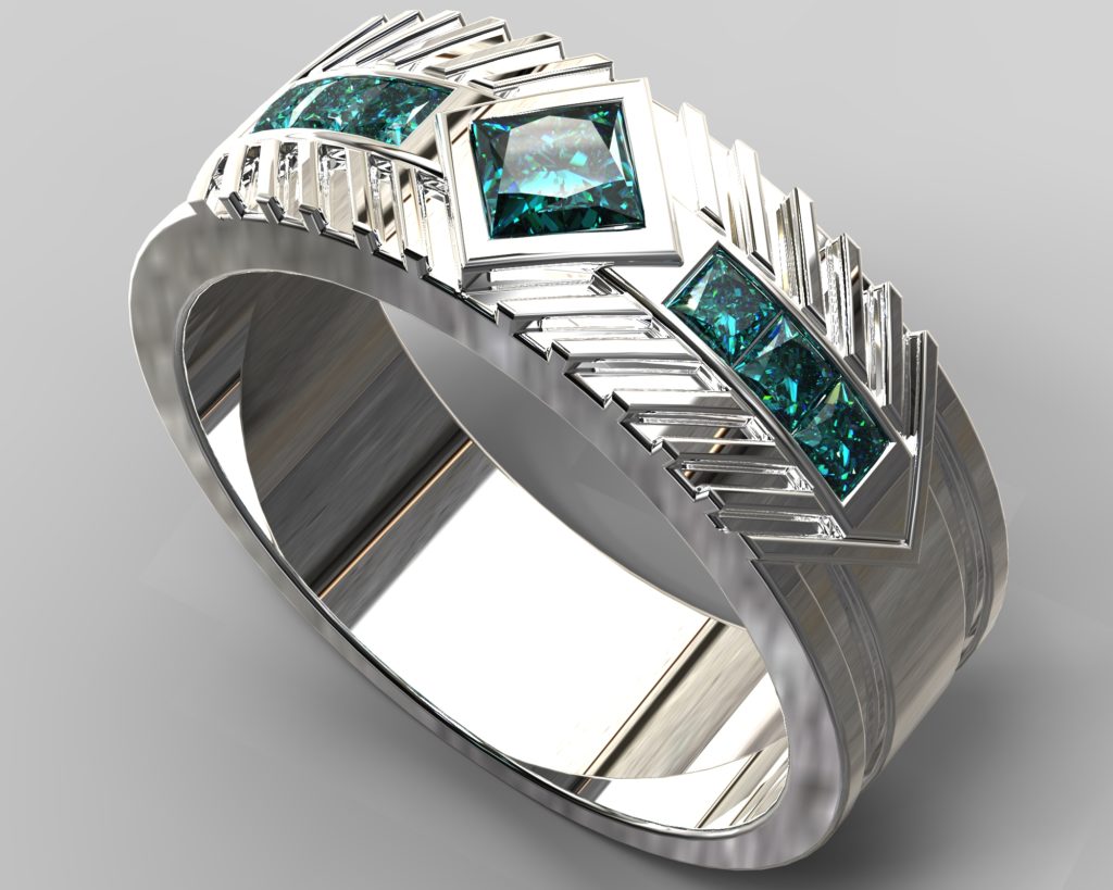 Platinum Waldo Ring