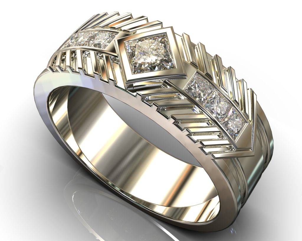 White Gold Waldo Ring