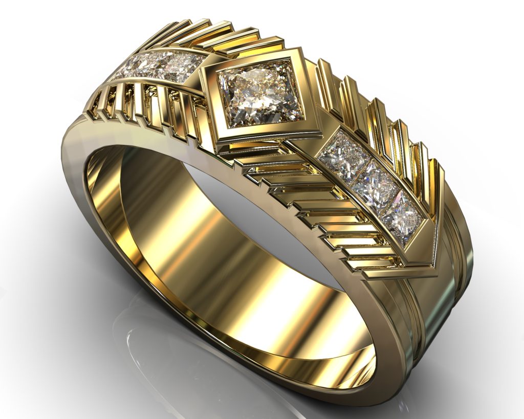 Yellow Gold Waldo Ring