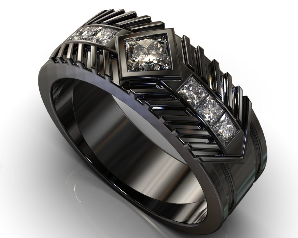 Black Gold Waldo Ring
