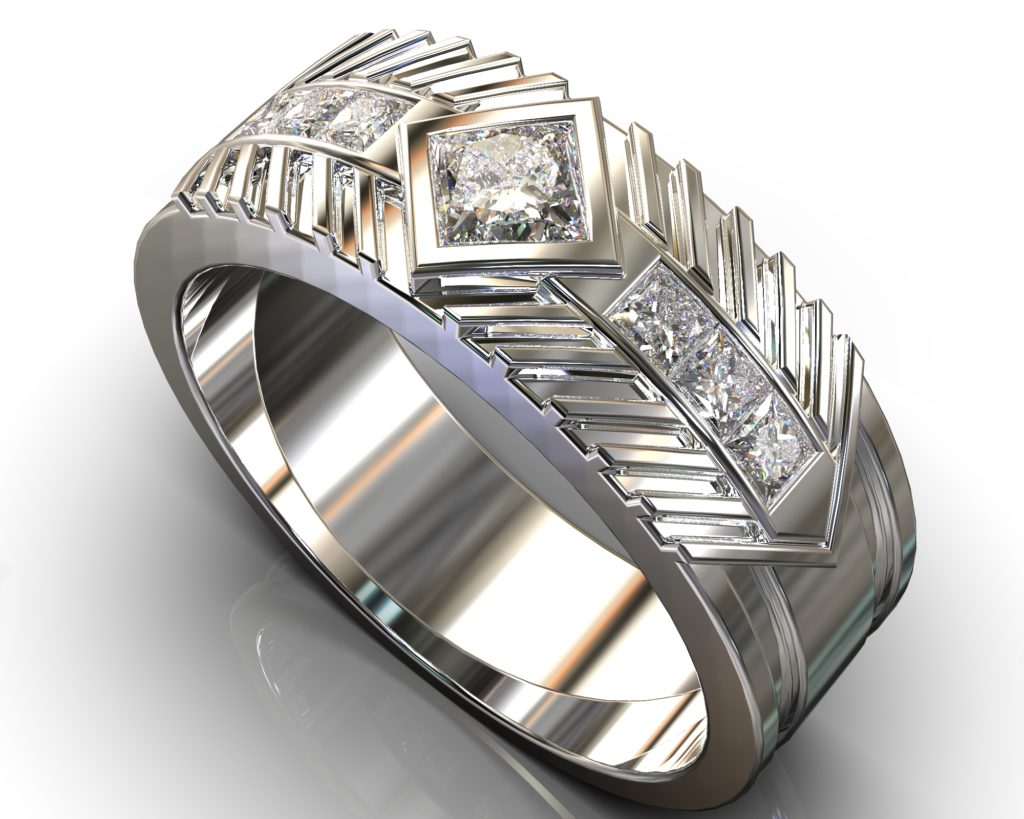 Platinum Waldo Ring