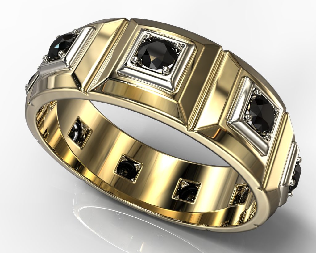 Yellow Gold Shakespeare Ring
