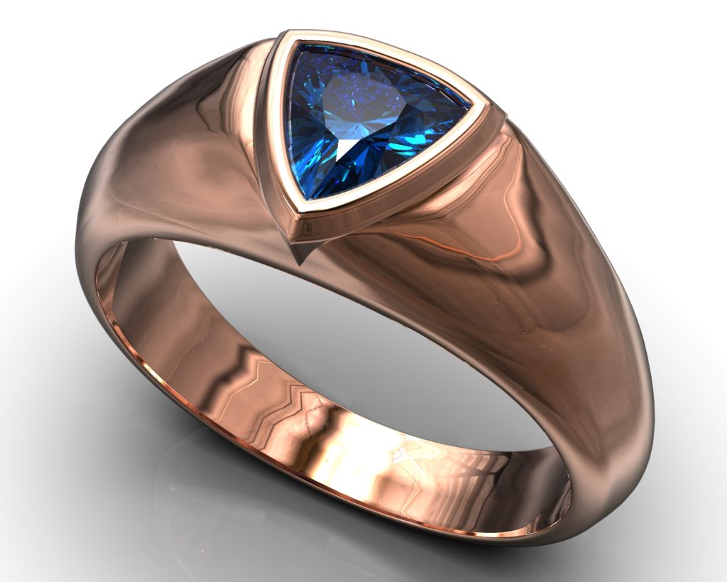 Rose Gold Pushkin Ring