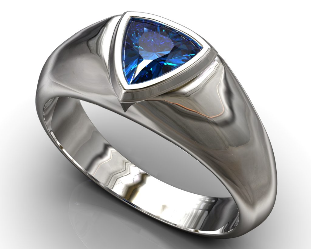 Platinum Pushkin Ring