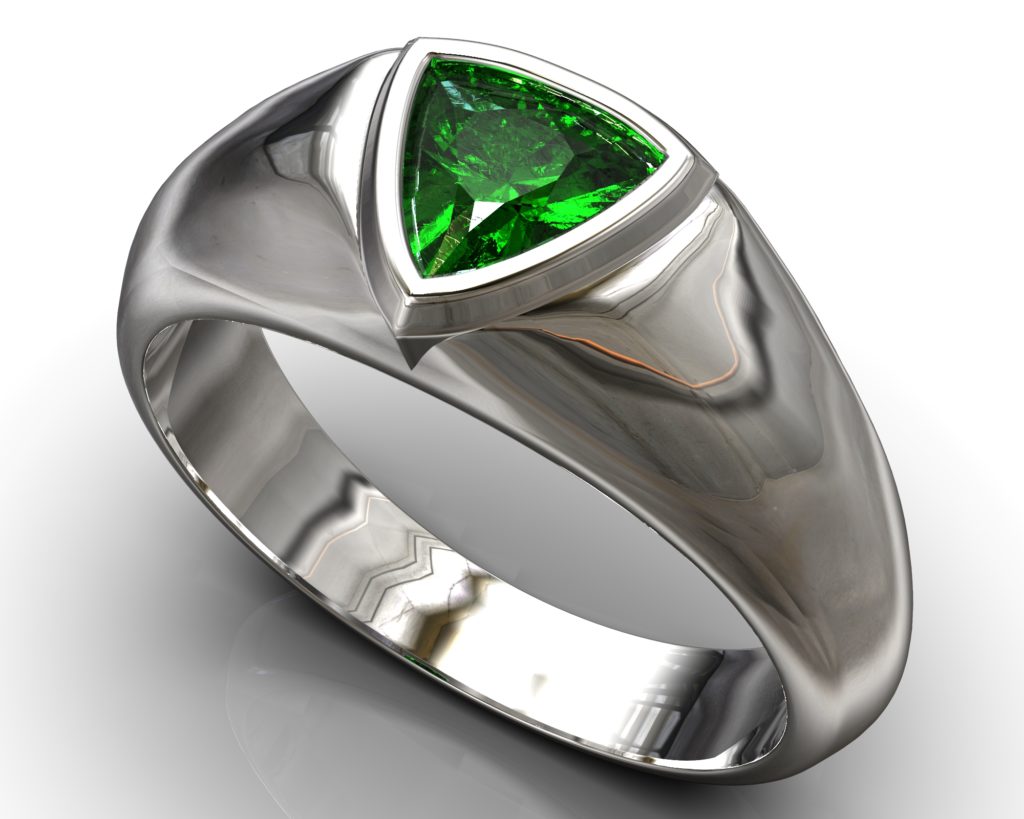 Platinum Pushkin Ring