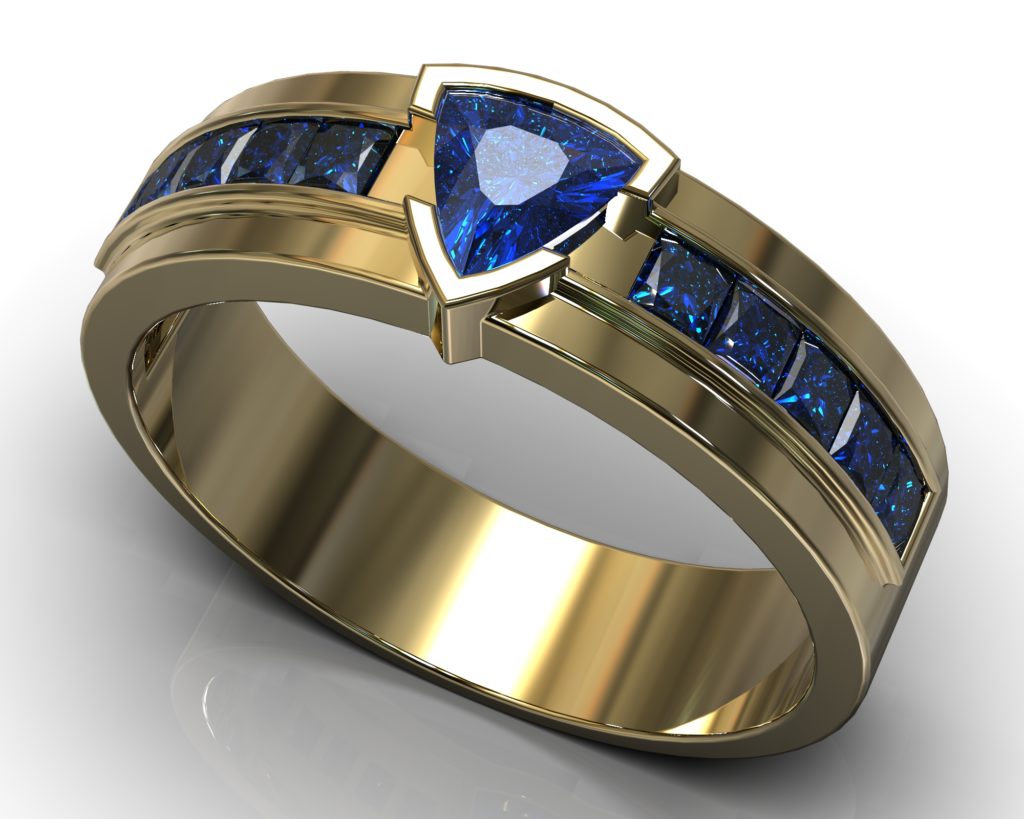 Yellow Gold Solomon Ring