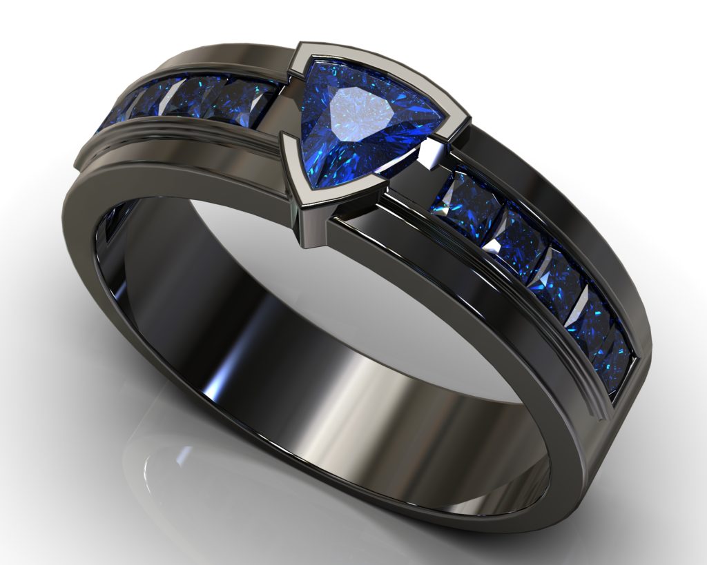 Black Gold Solomon Ring