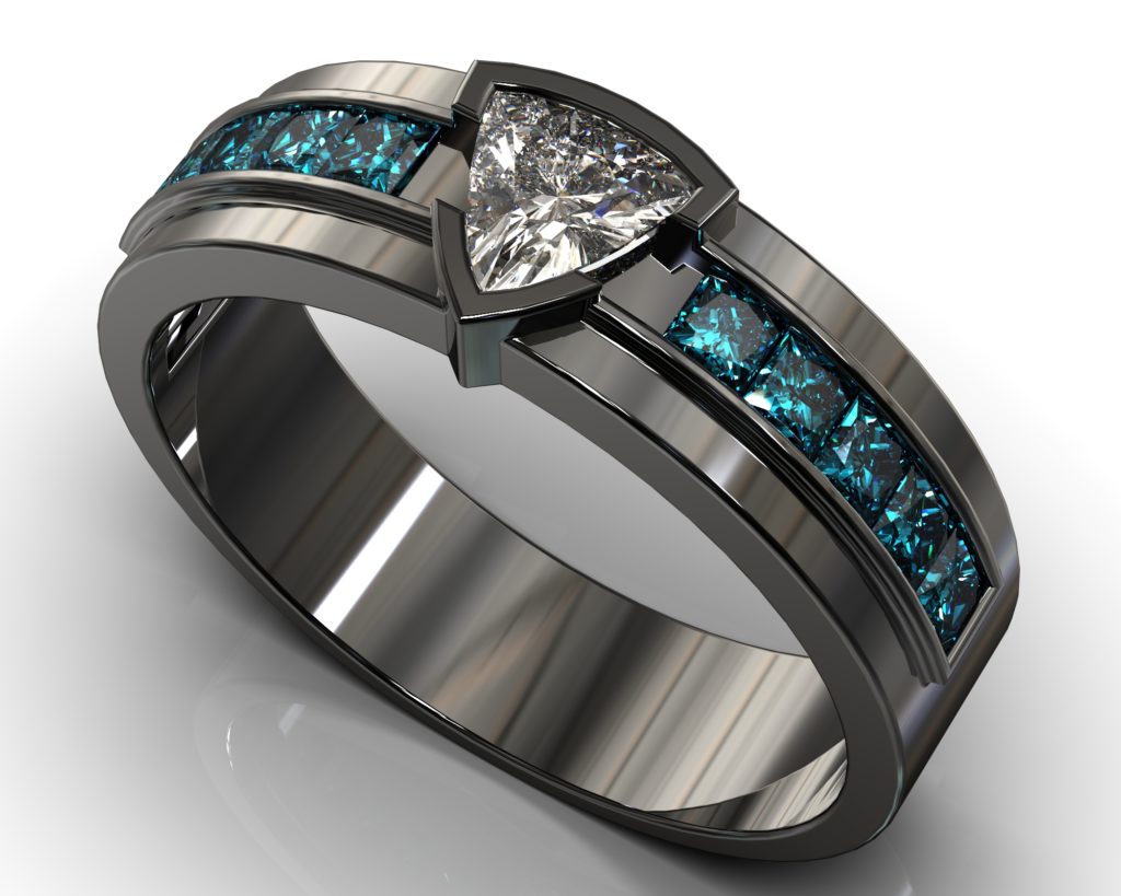 Black Gold Solomon Ring