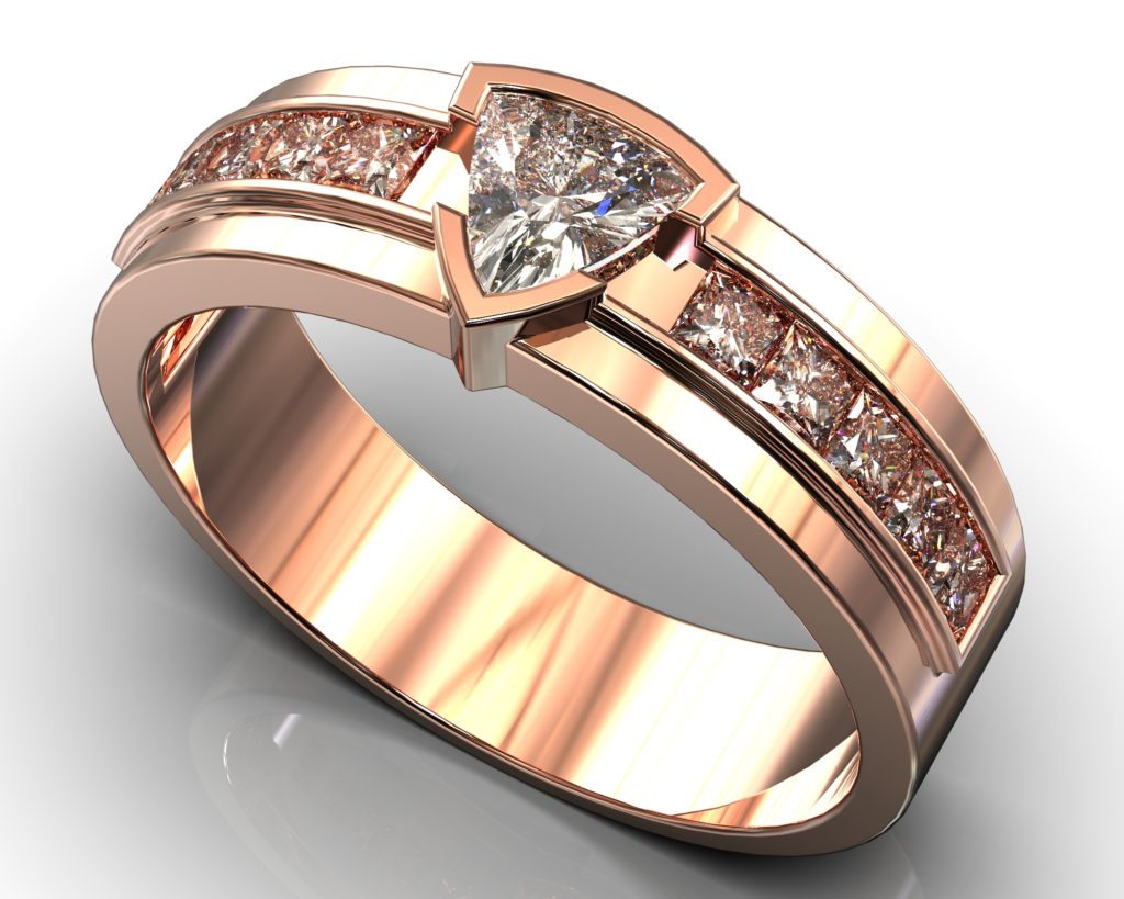 Rose Gold Solomon Ring
