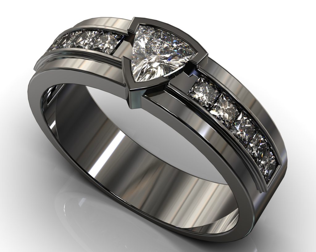 Black Gold Solomon Ring