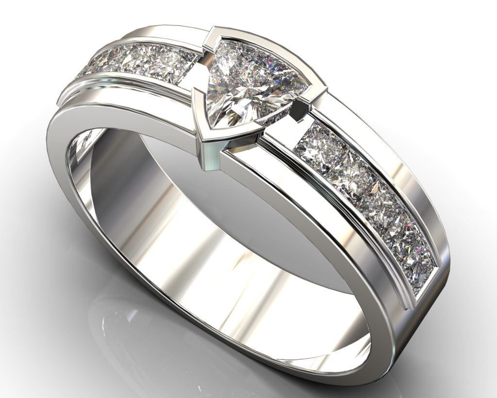 Platinum Solomon Ring