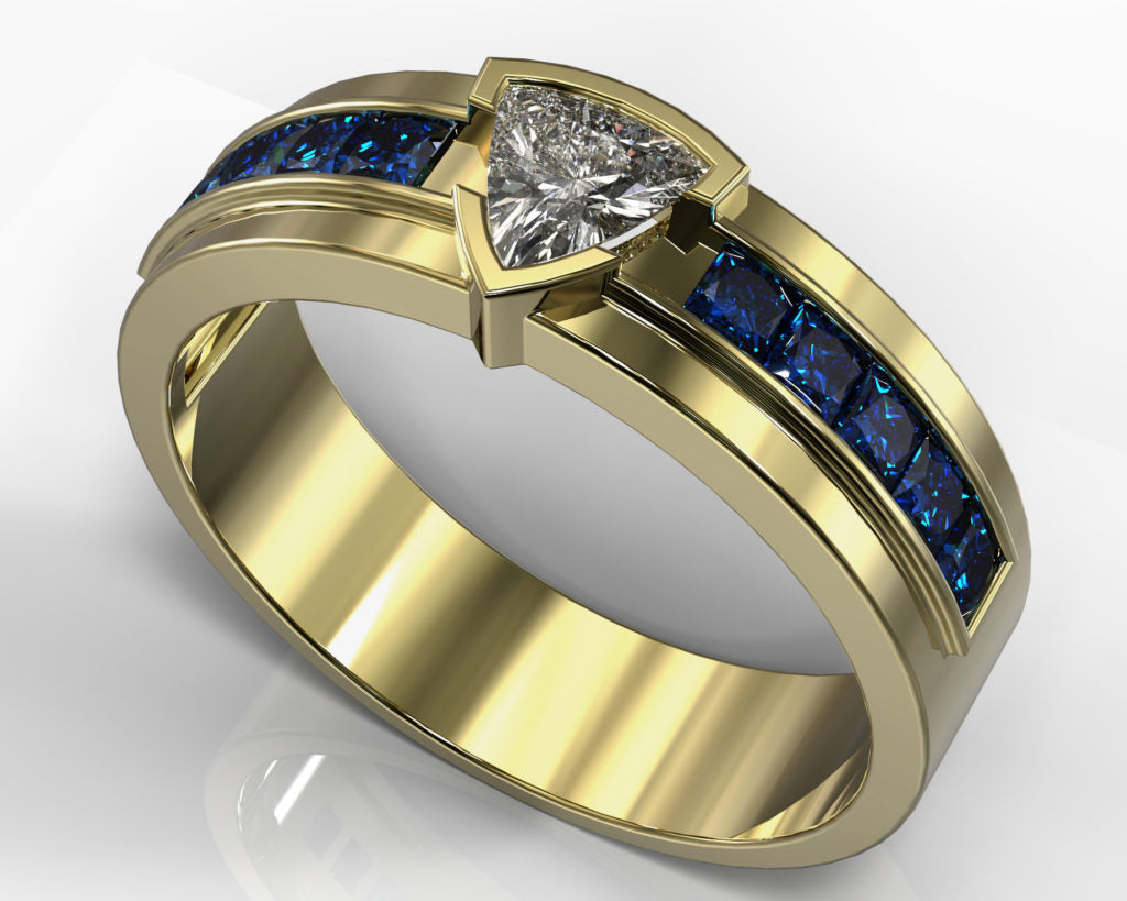 Yellow Gold Solomon Ring