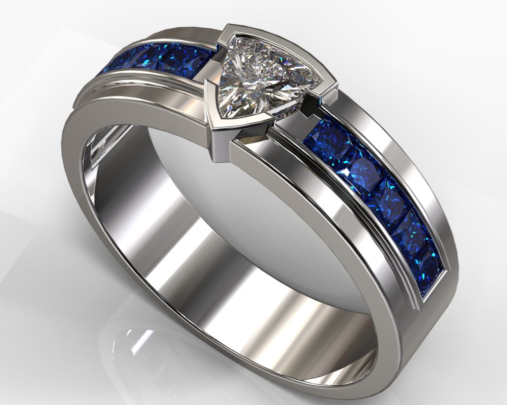 Platinum Solomon Ring