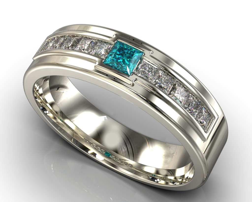 White Gold Rousseau Ring