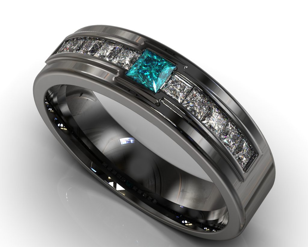 Black Gold Rousseau Ring