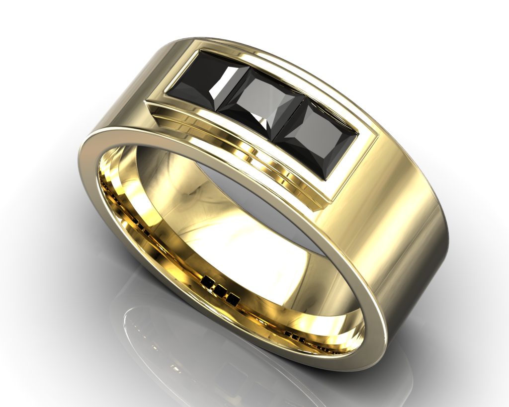 Yellow Gold Baudelaire Ring