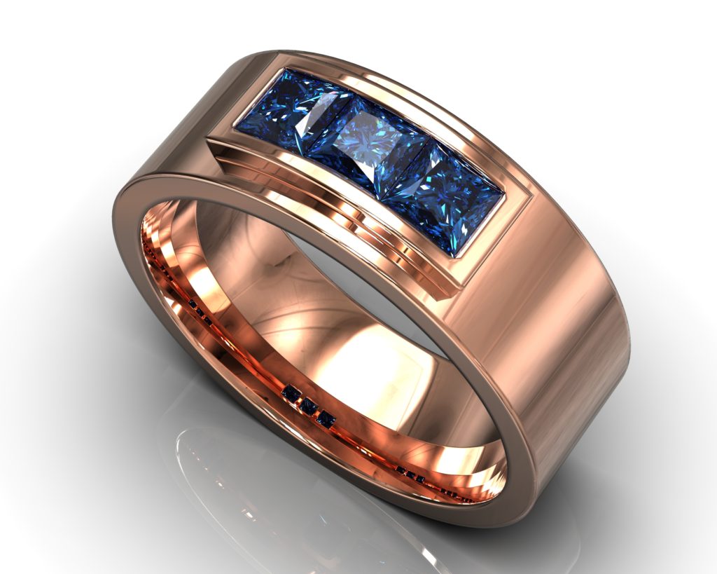 Rose Gold Baudelaire Ring