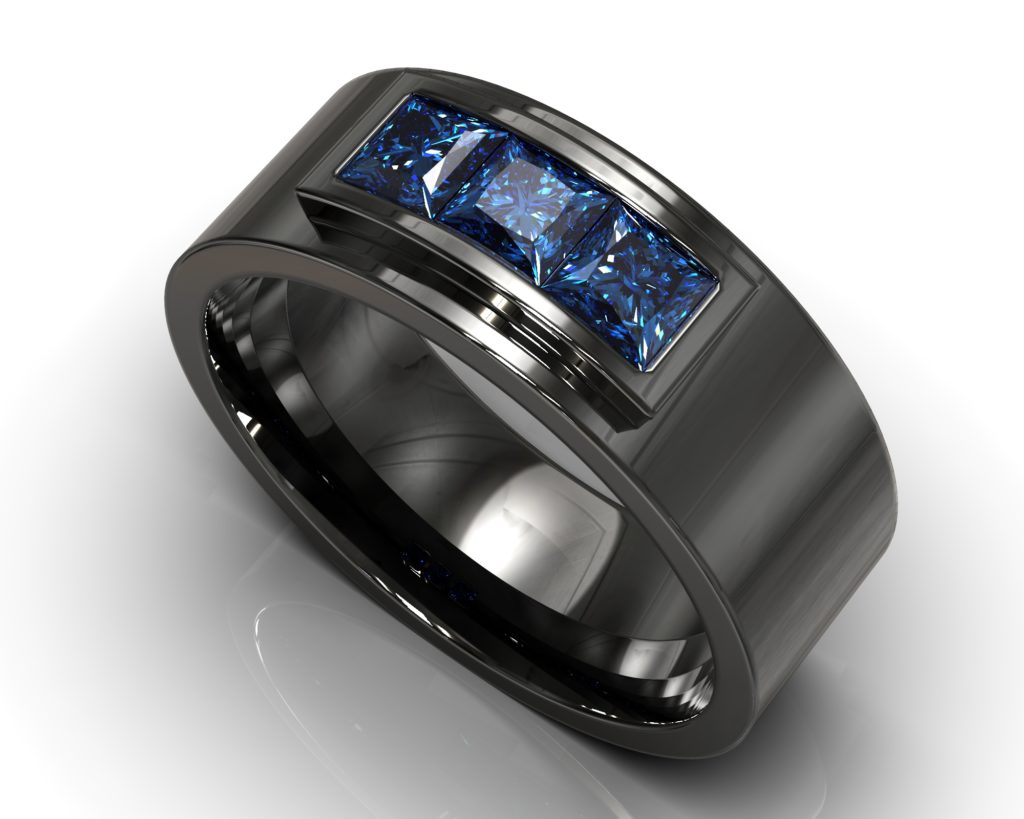 Black Gold Baudelaire Ring