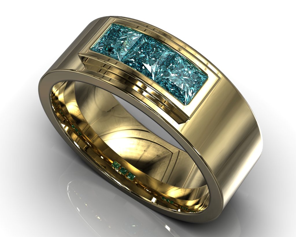 Yellow Gold Baudelaire Ring