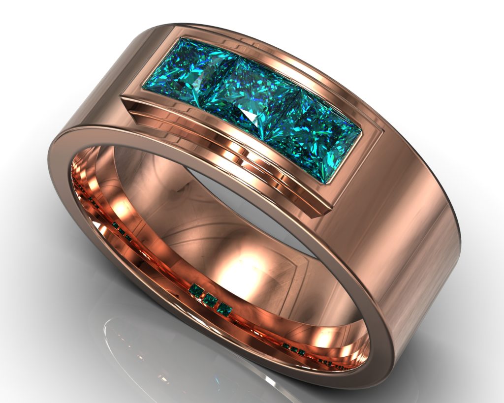 Rose Gold Baudelaire Ring
