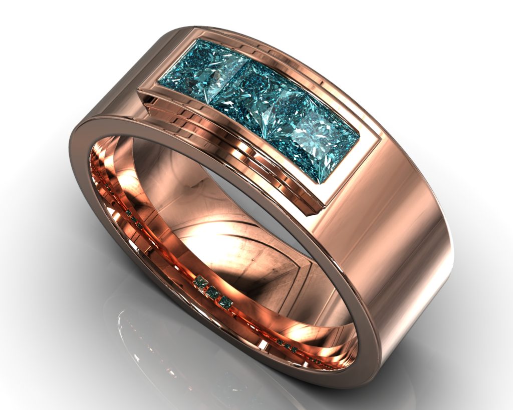 Rose Gold Baudelaire Ring