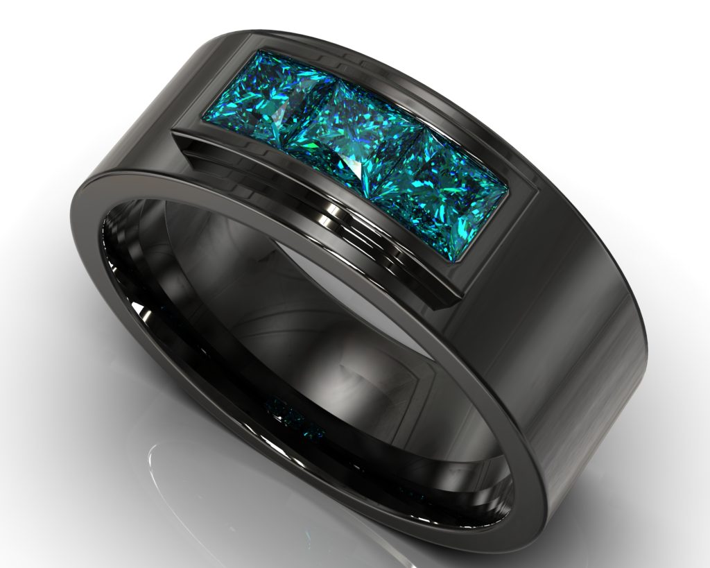 Black Gold Baudelaire Ring