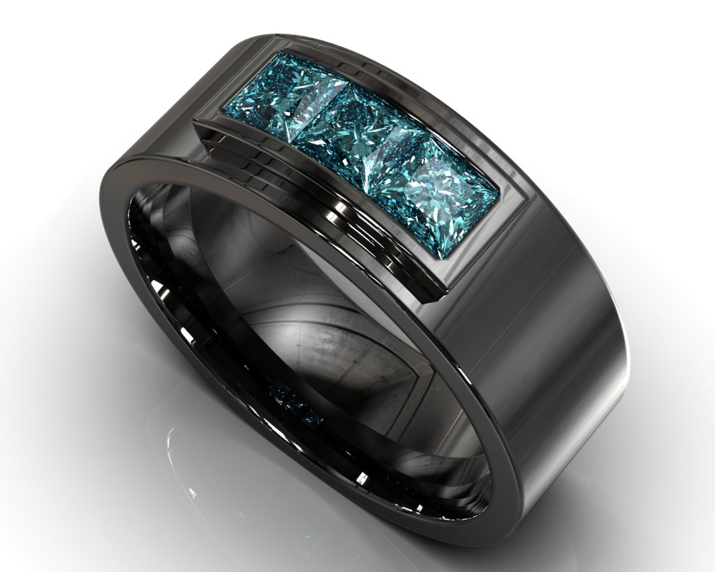 Black Gold Baudelaire Ring