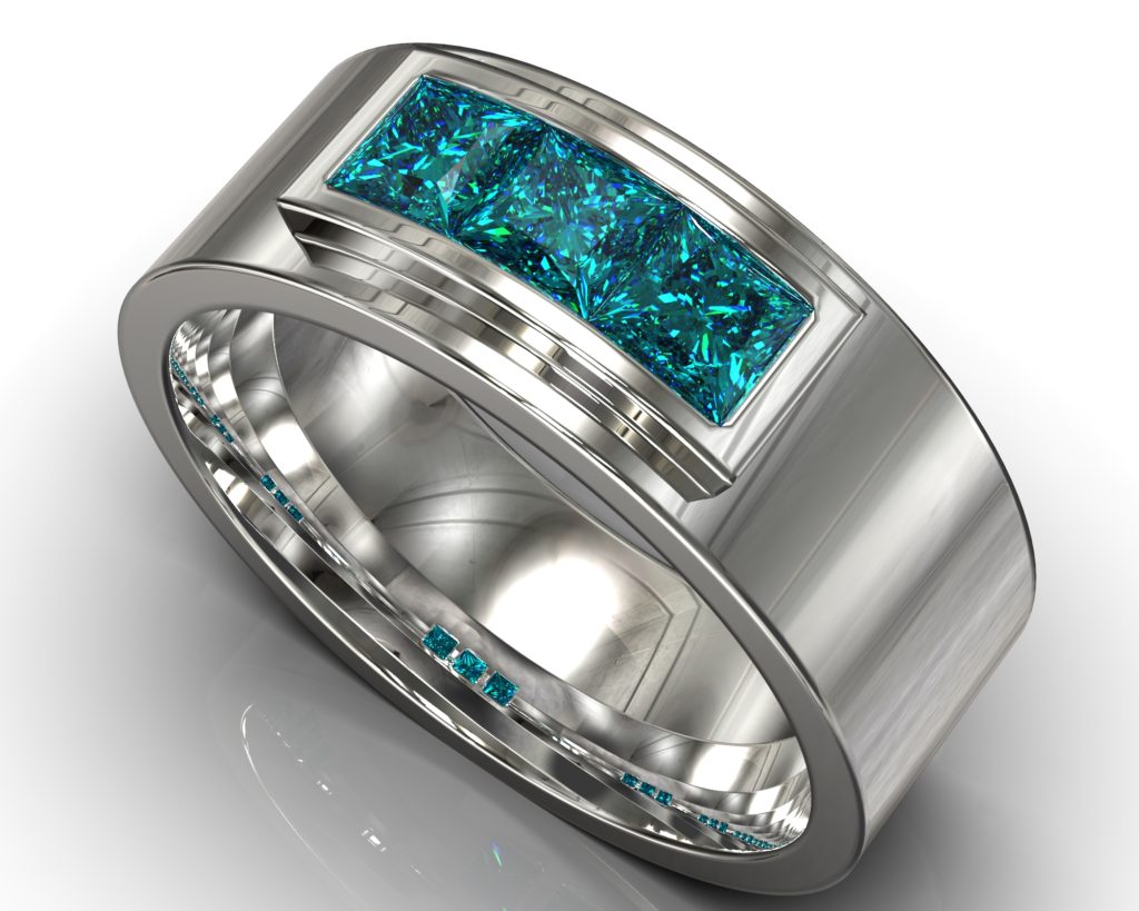 Platinum Baudelaire Ring