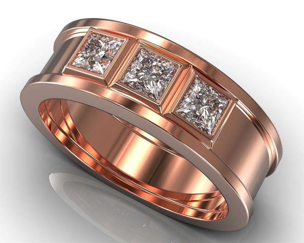 Rose Gold Edward Ring