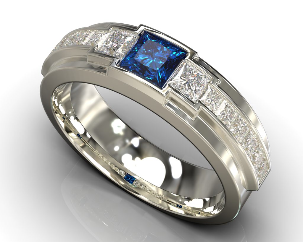 White Gold Allan Ring