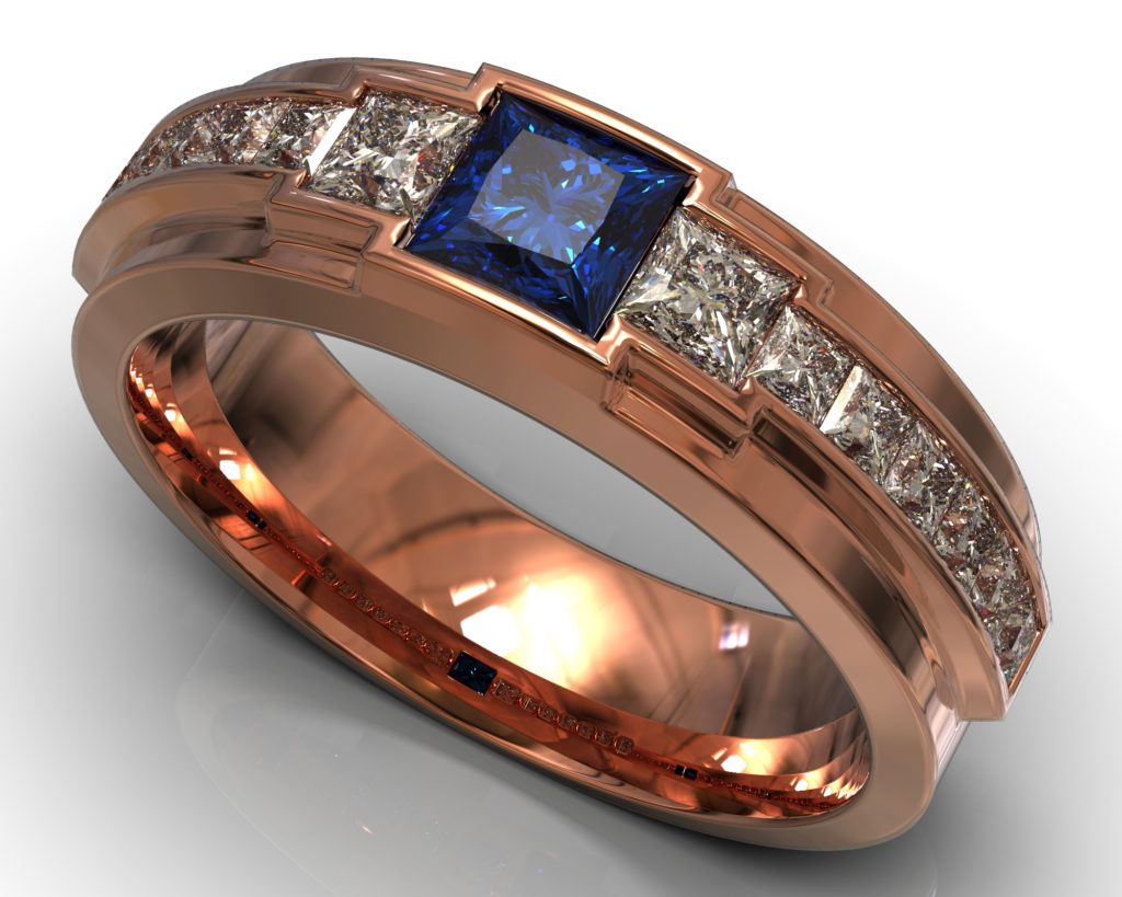 Rose Gold Allan Ring