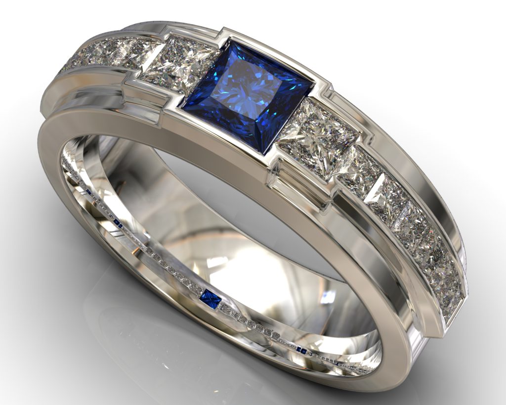 Platinum Allan Ring
