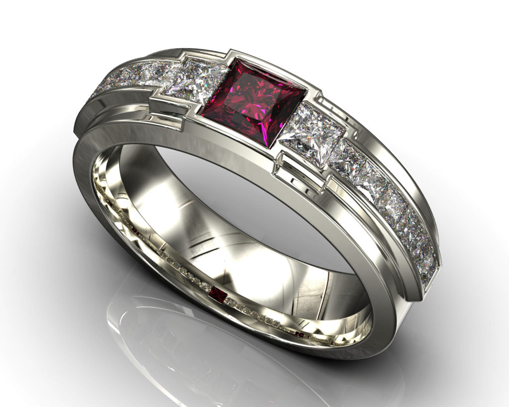 White Gold Allan Ring
