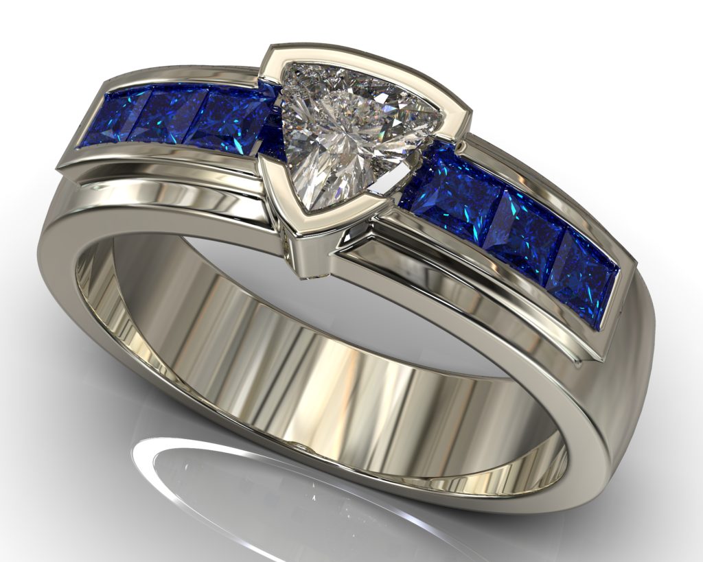 White Gold Augustus Ring