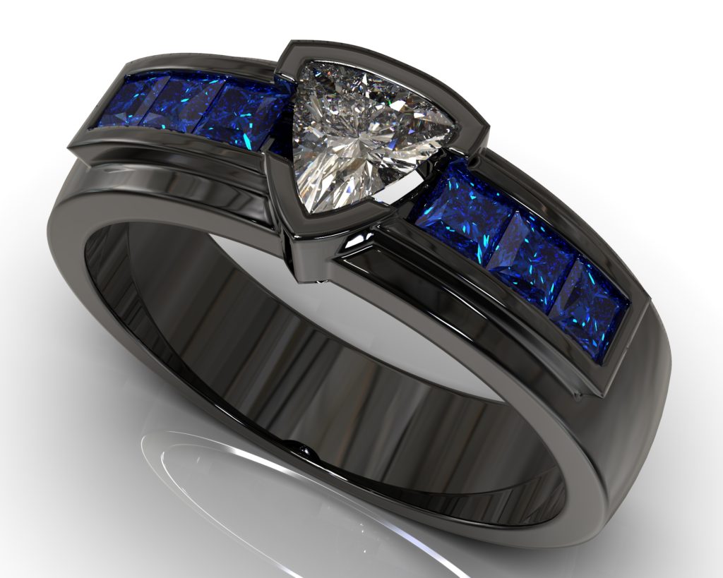 Black Gold Augustus Ring