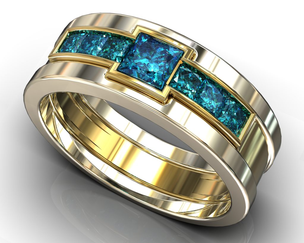 White Gold Charlemagne Ring