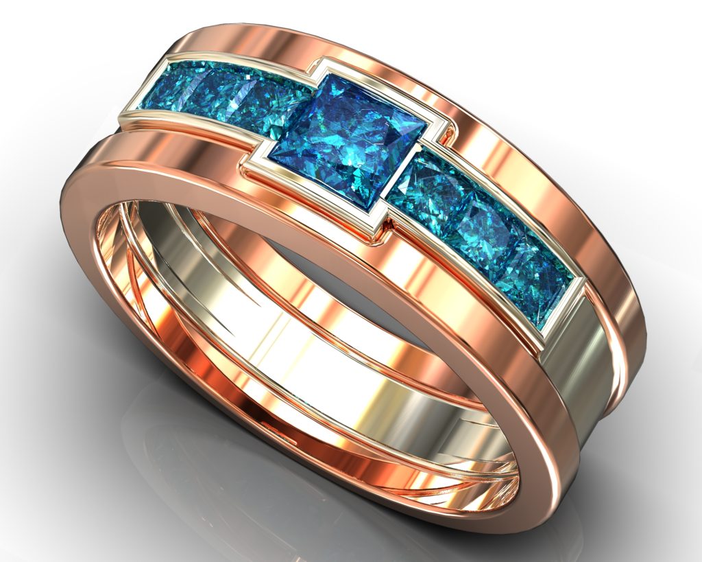 Rose Gold Charlemagne Ring