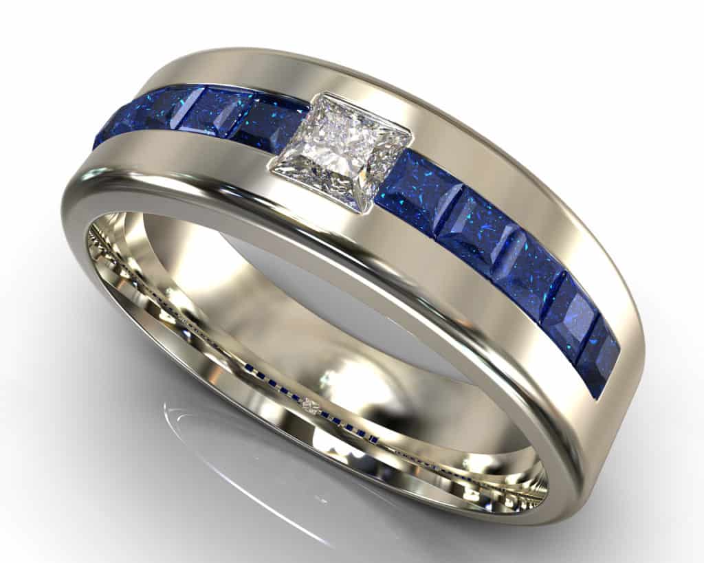 White Gold Roebling Ring